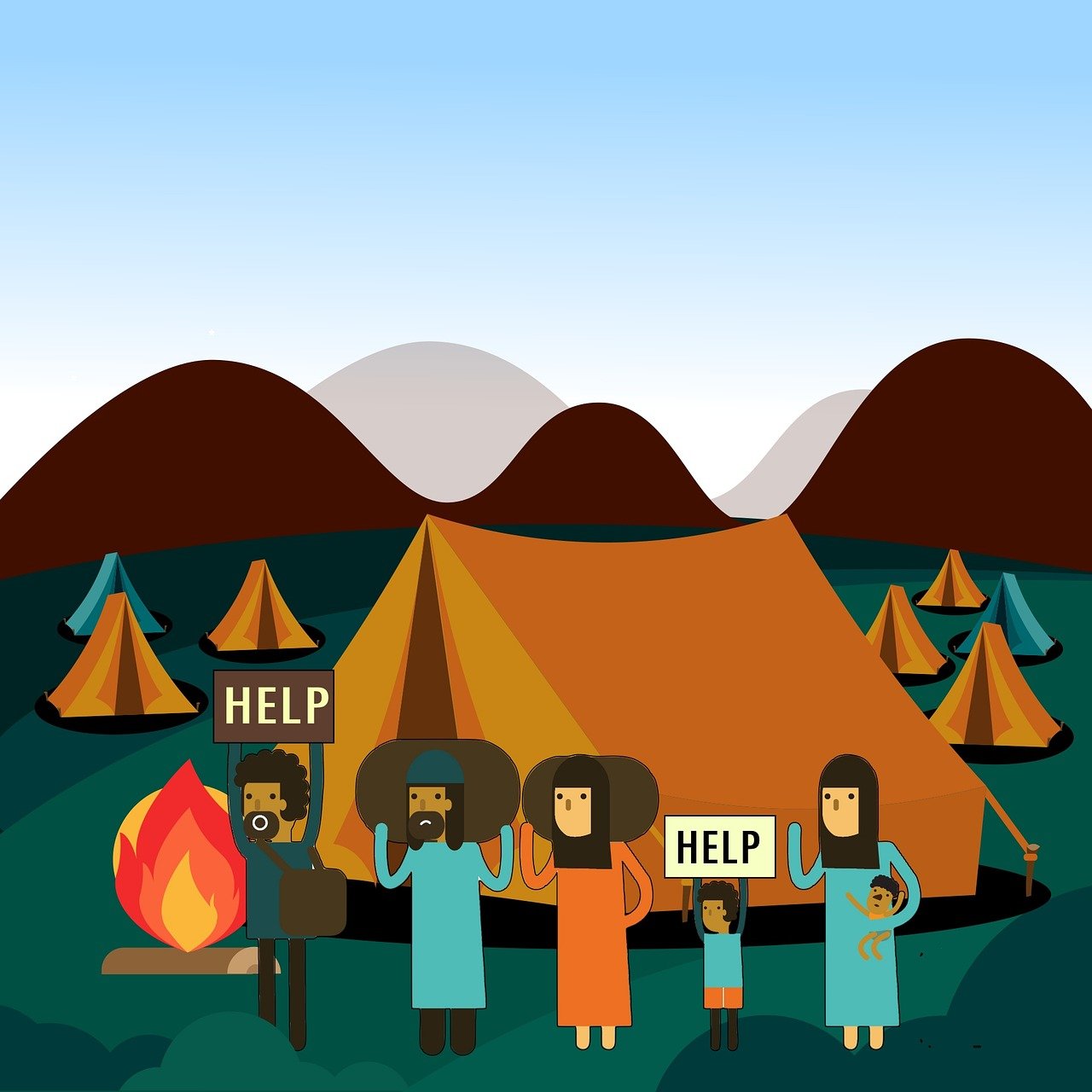 Schülerblog: The Refugees Resilience – Romina Salarian 1 refugees camp